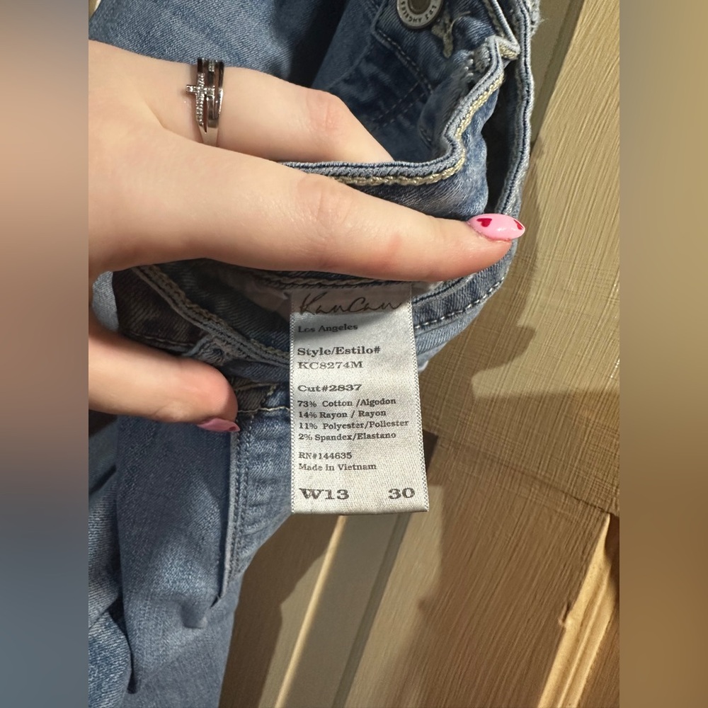 Low Rise Ripped Jeans - Picture 3 of 3